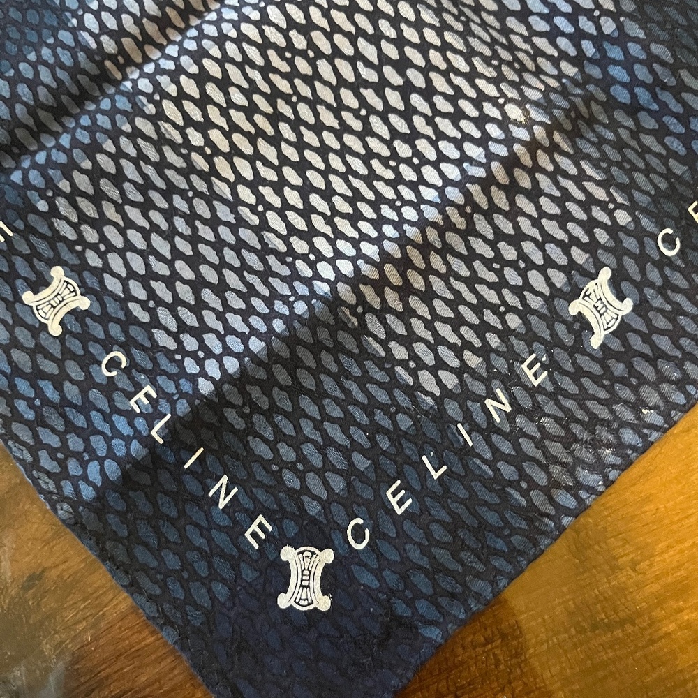 Celine small scarf  22x22 inches